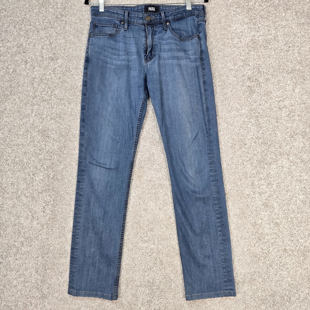 PAIGE Lennox jeans Men's 30x30 (fit 31x29) slim fit stretch Made In USA